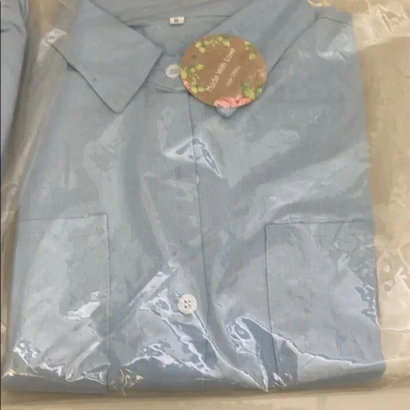 Figleaffashion Frayed Denim Long Sleeve Dress NWT - Picture 4 of 5